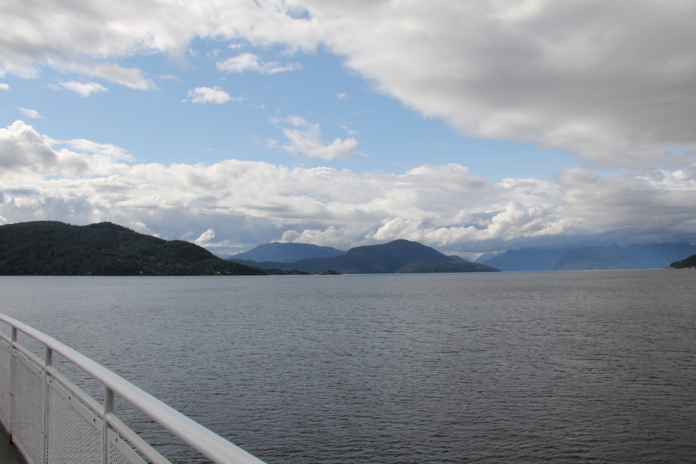 Vancouver Island, Note Cloud Bank Behind Mountains